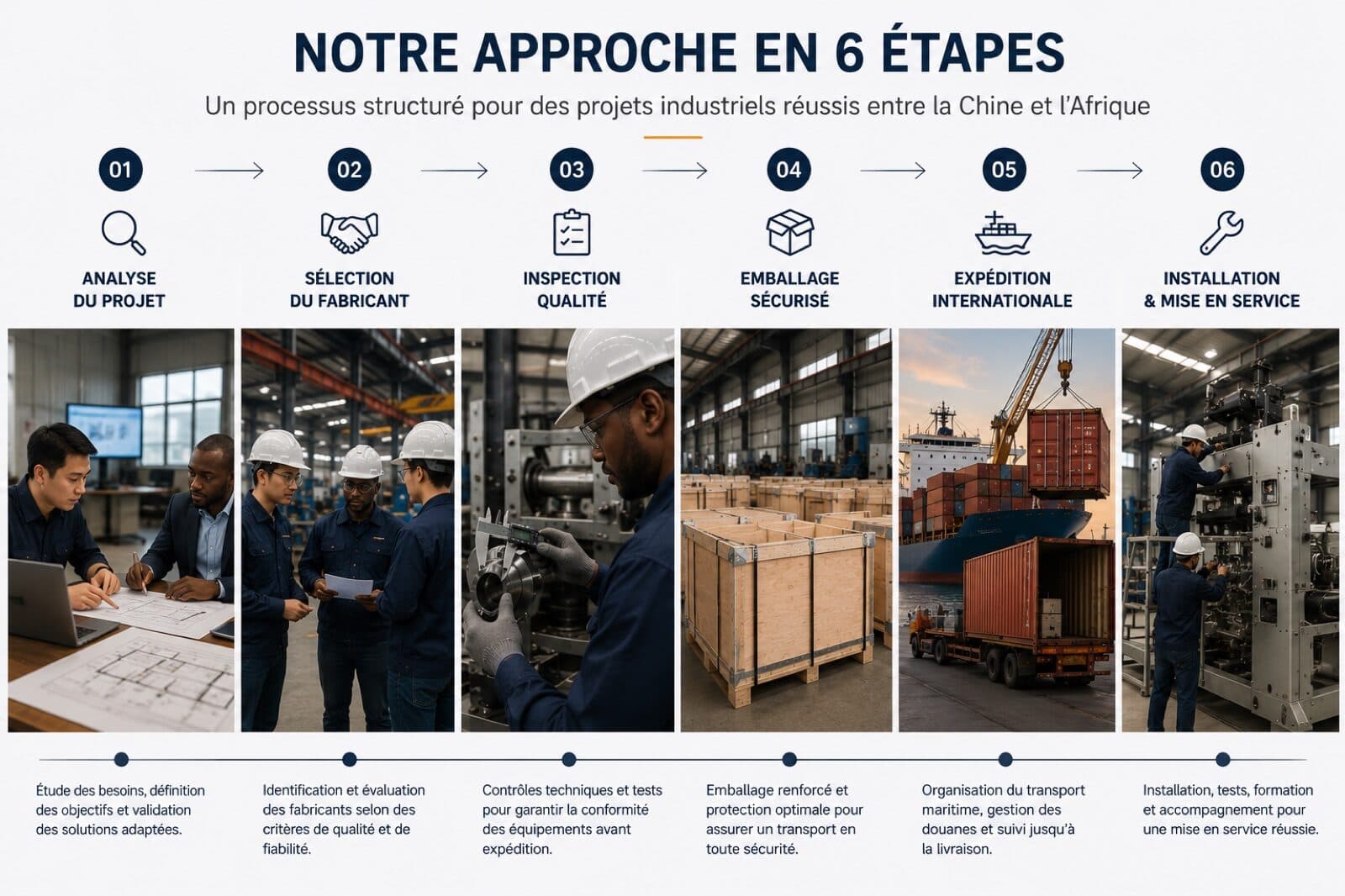 Projet industriel entre la Chine et l'Afrique
