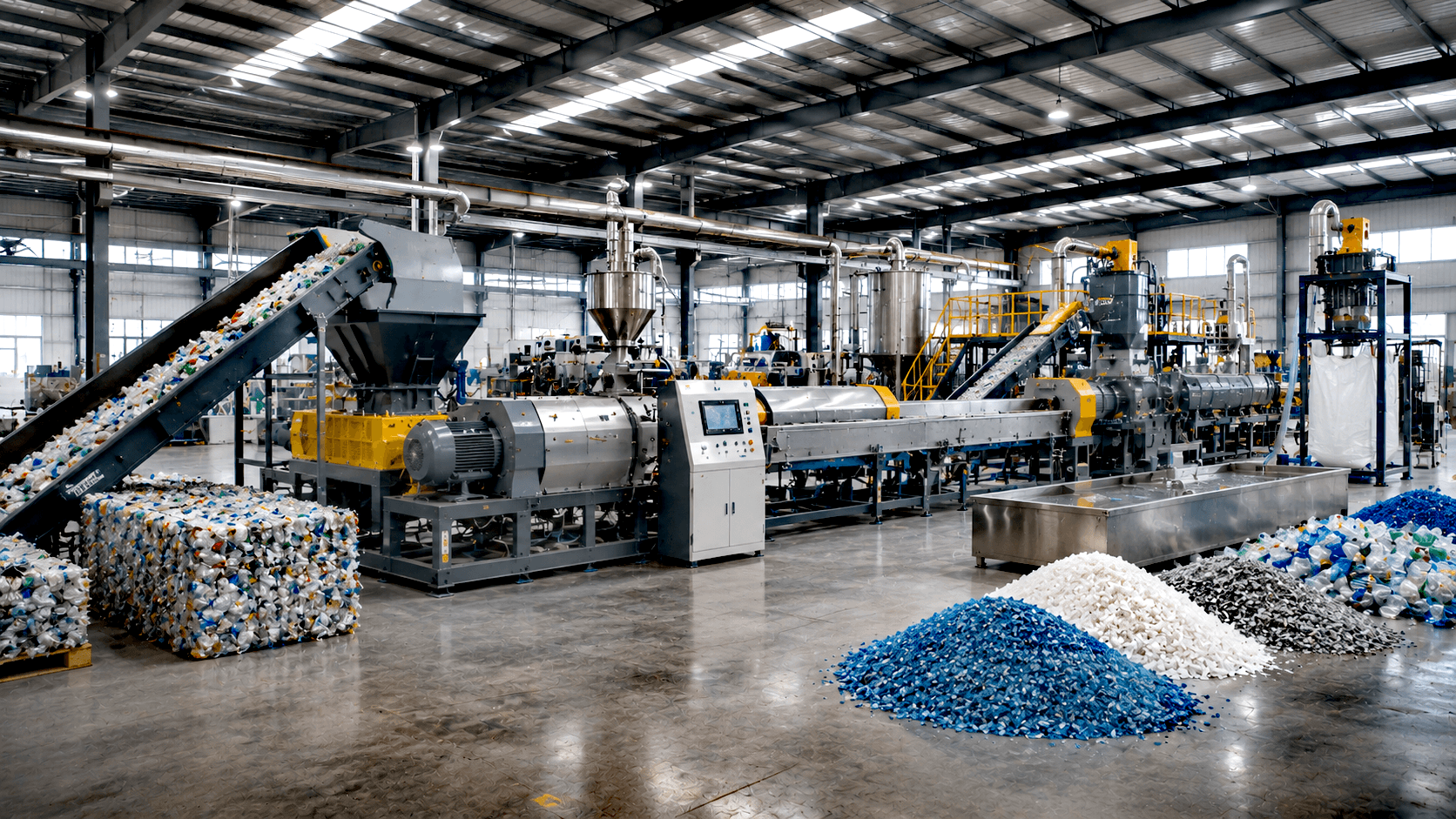 Ligne complète de recyclage